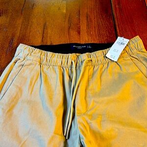 NWT Ambercombie khaki men’s joggers size small